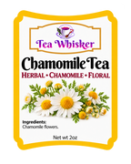 Chamomile Tea 2 oz label