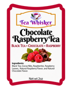 Chocolate Raspberry Tea 2 oz label