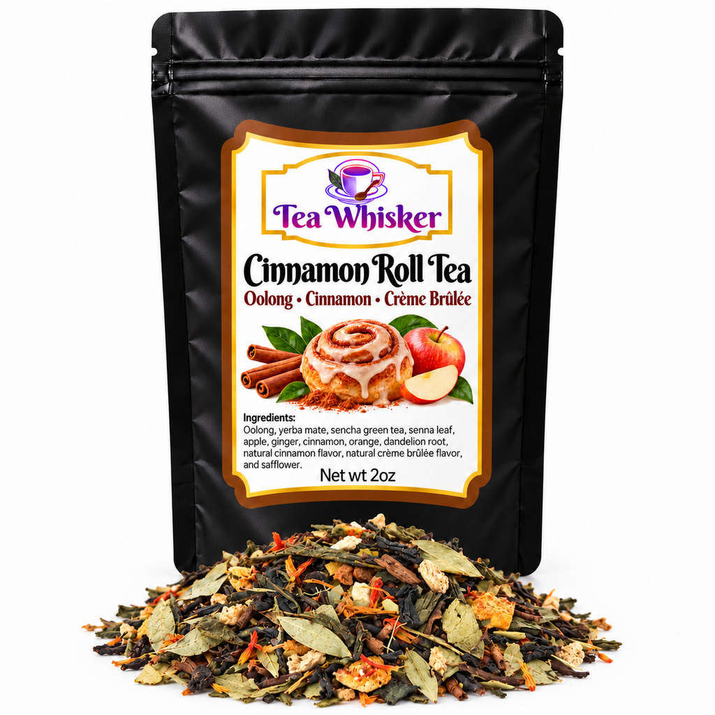 Cinnamon Roll Tea 2 oz bag with tea