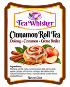 Cinnamon Roll Tea 2 oz label