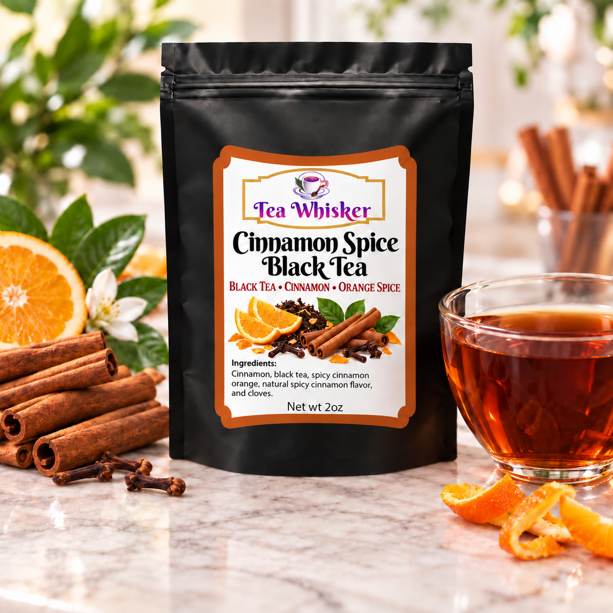 Cinnamon Spice Black Tea 2 oz hero