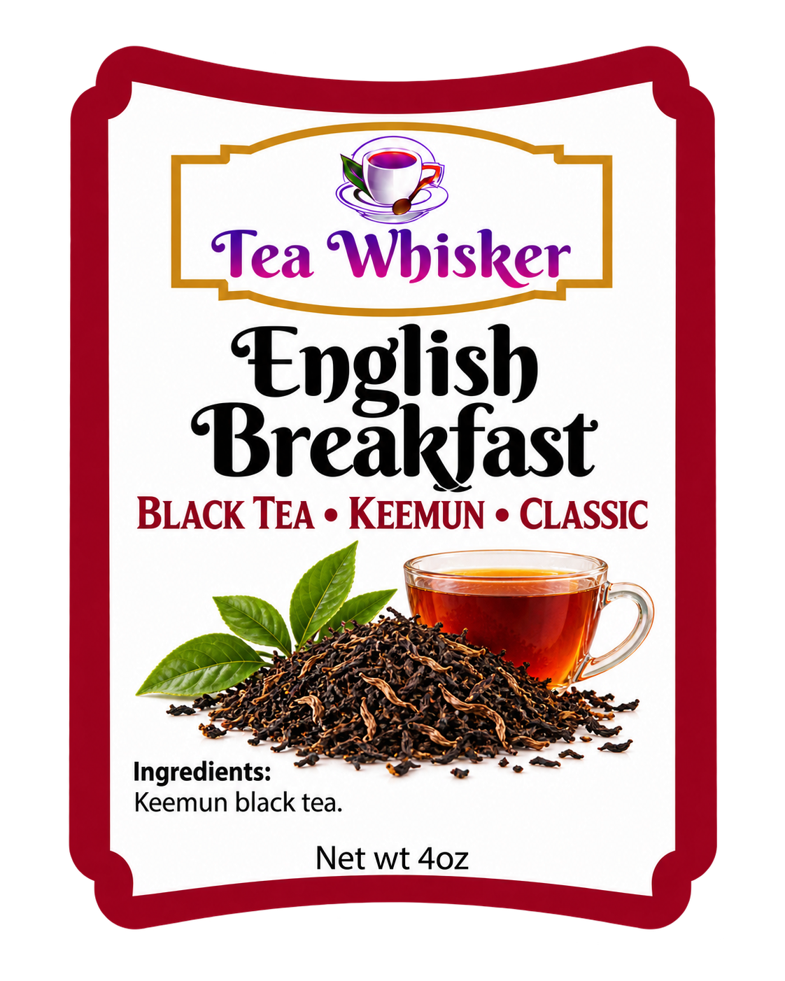 English Breakfast — label