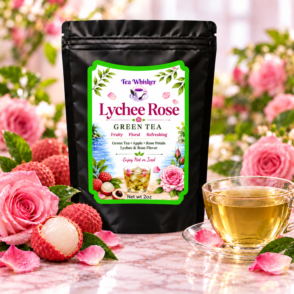 Lychee Rose Green Tea — 2 oz hero