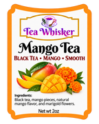 Mango Tea 2 oz label
