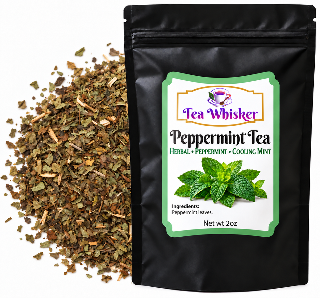 Peppermint Tea 2 oz bag with tea