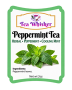 Peppermint Tea 2 oz label