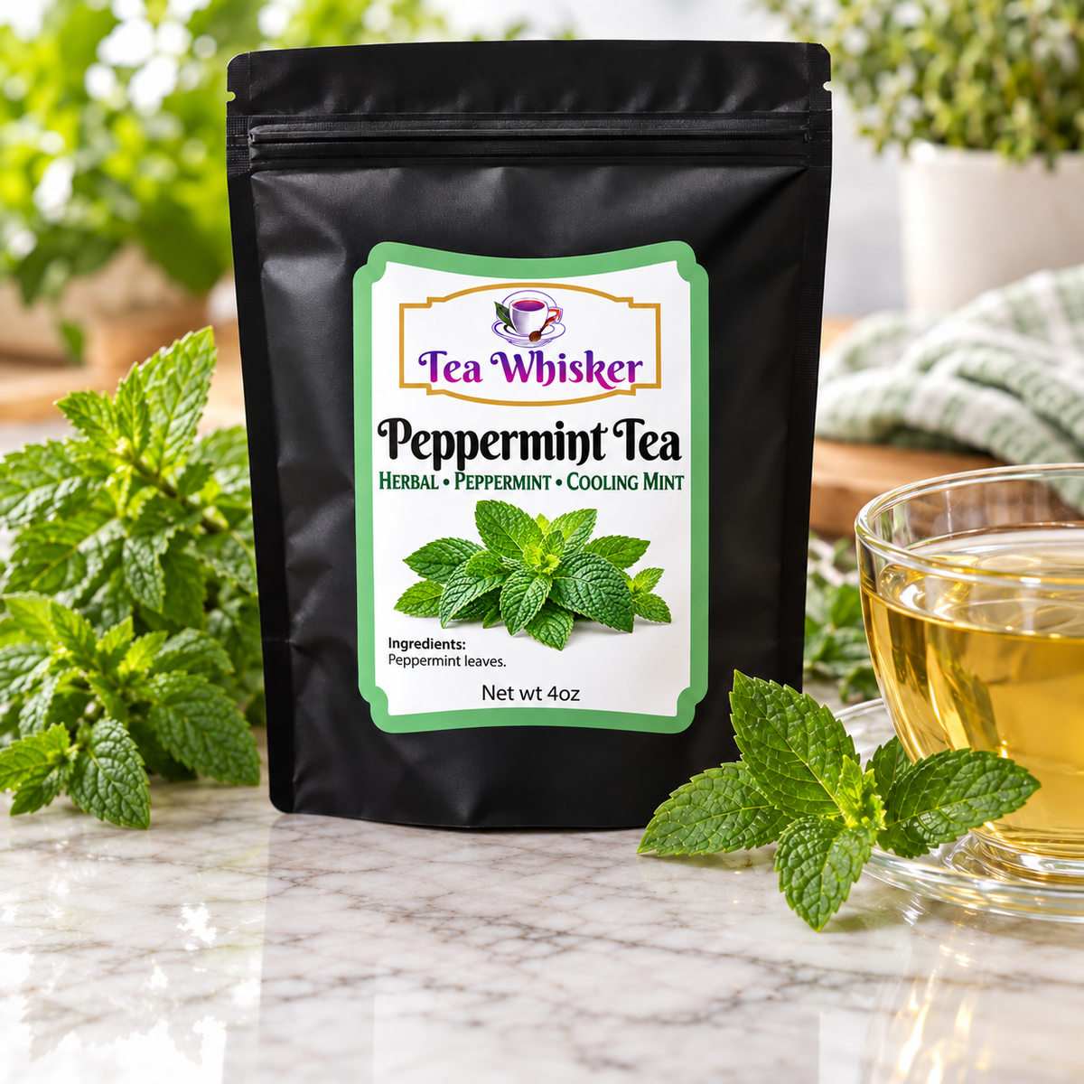 Tea Whisker Peppermint Tea hero image