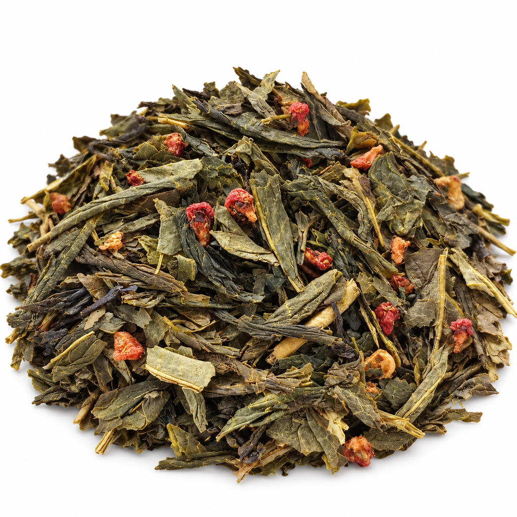 Pomegranate Green Tea — loose tea