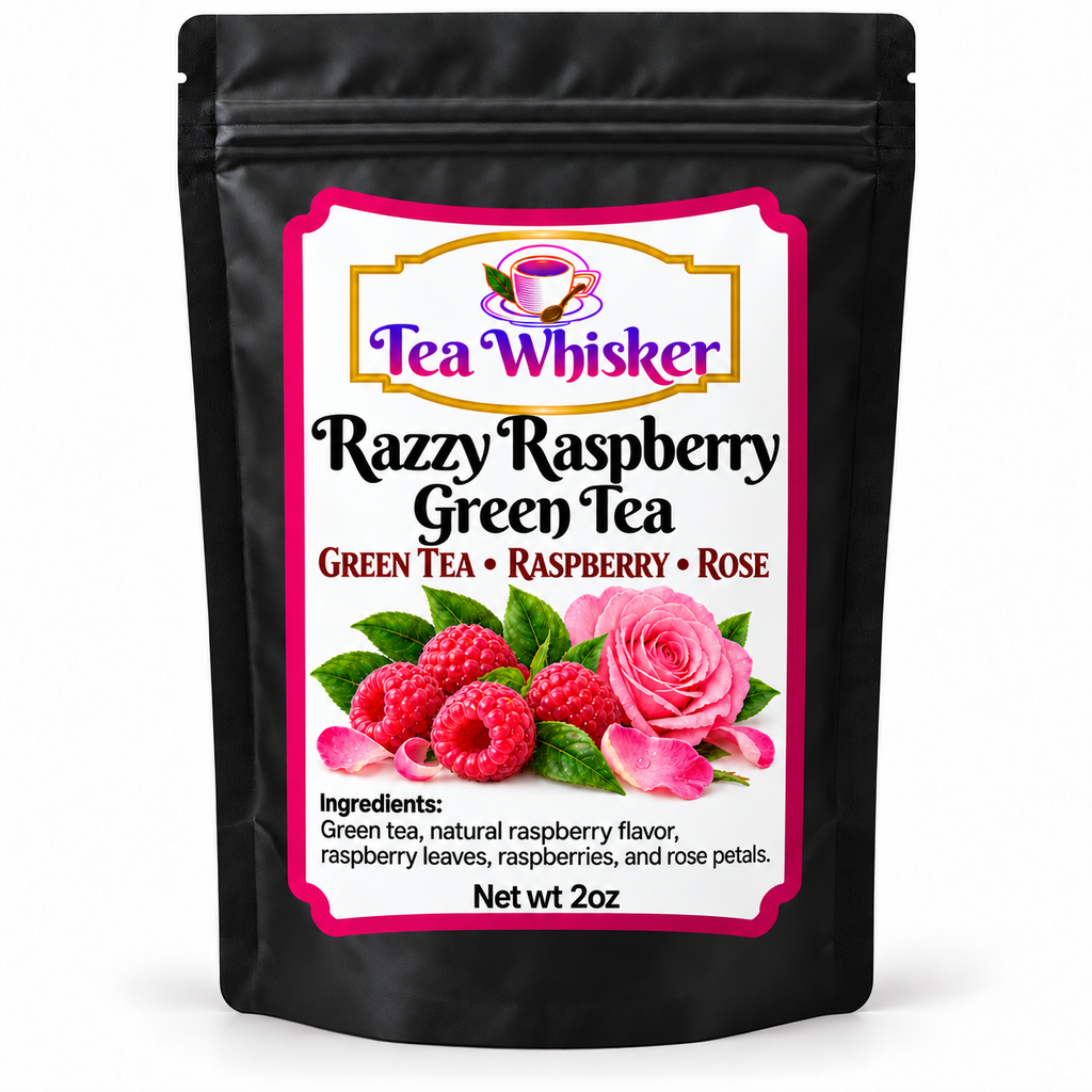 Razzy Raspberry Green Tea 2 oz bag-alone