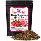 Razzy Raspberry Green Tea 2 oz bag-with-tea
