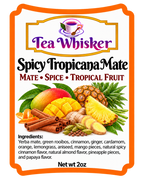 Spicy Tropicana Mate 2 oz label