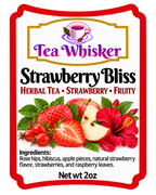 Strawberry Bliss 2 oz label
