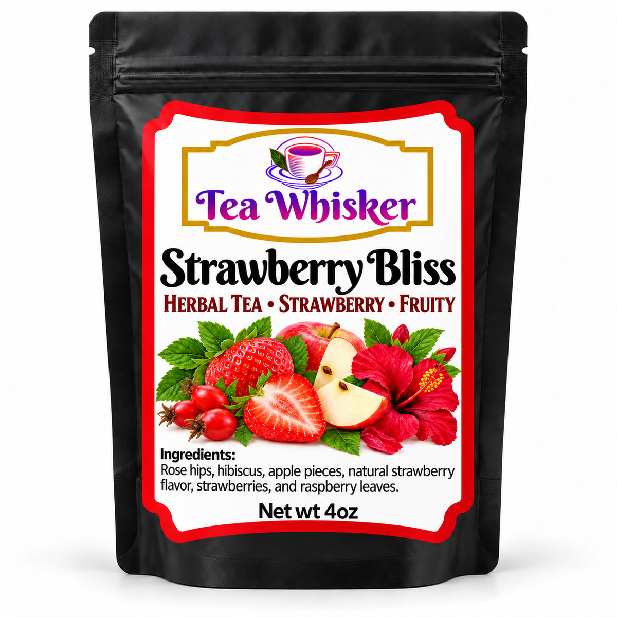 Strawberry Bliss — labeled bag
