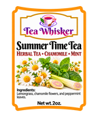 Summer Time Tea 2 oz label