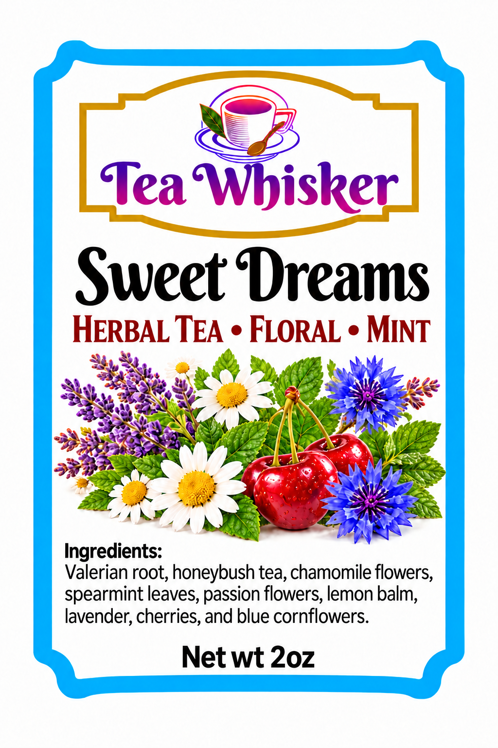 Sweet Dreams 2 oz individual label